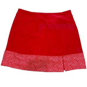 Adidas Ladies sz Xs Tennis Golf Pickleball skort stretch pull on Red